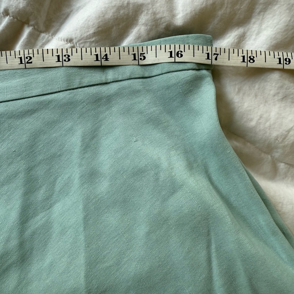 Jones New York collection A-line silk and linen maxi skirt size 12 - Picture 3 of 10